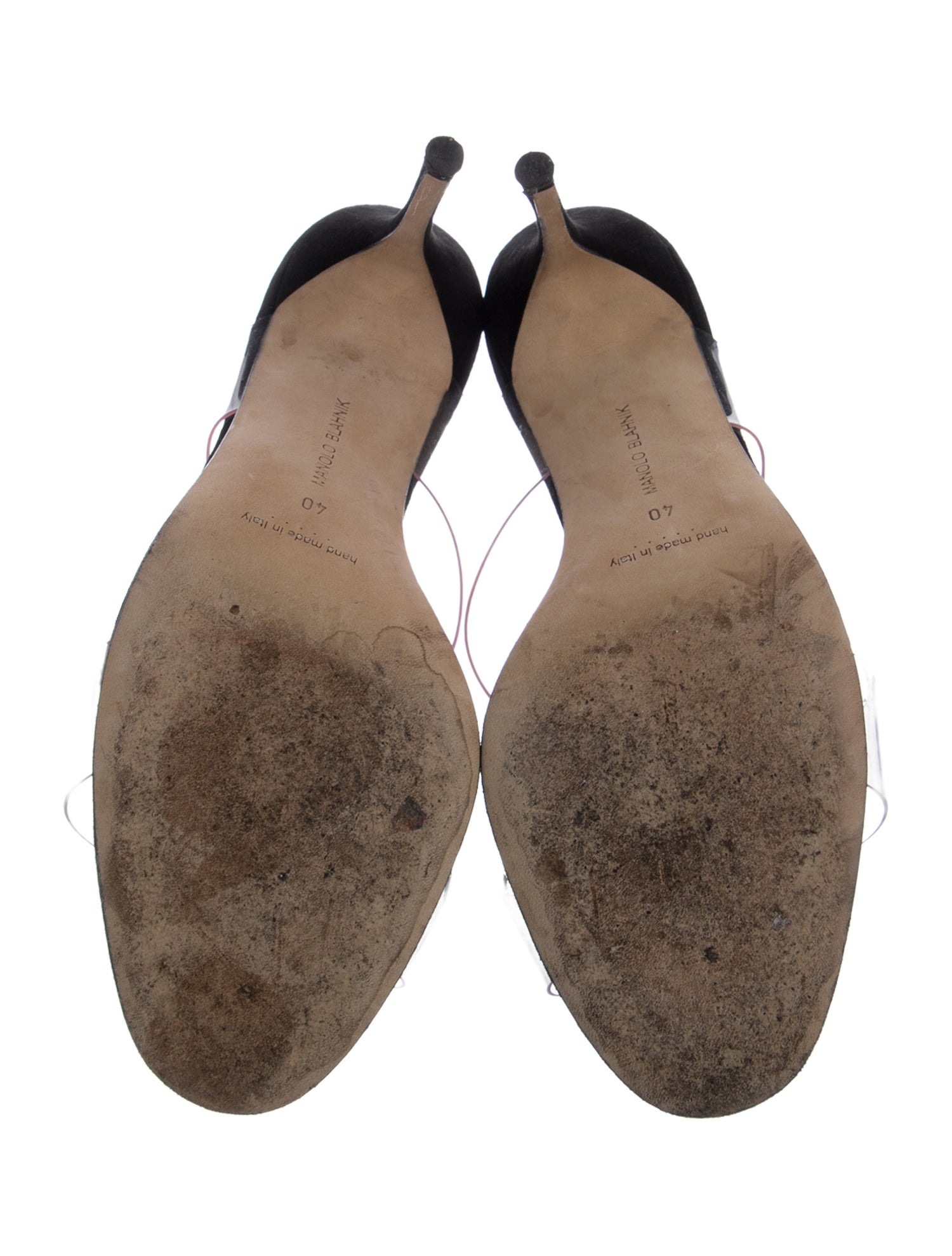 Manolo Blahnik PVC Slides